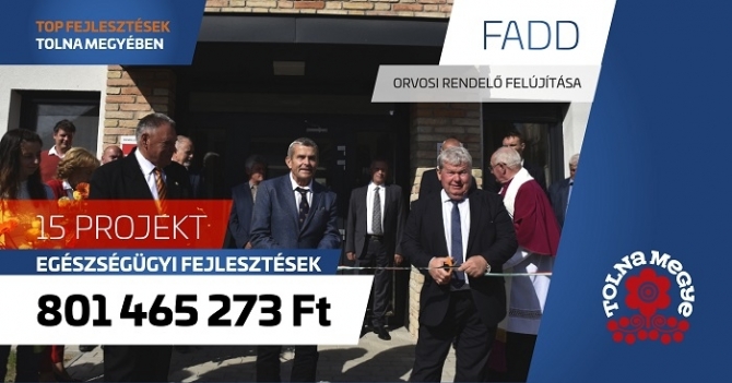 Faddon Egészségházat avattak 