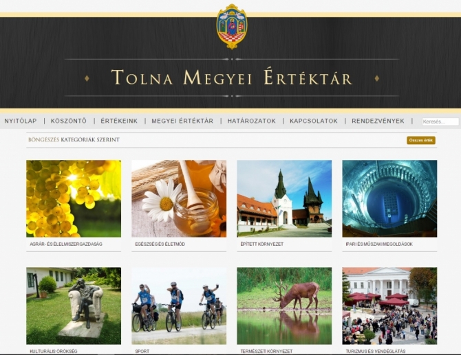 Tolna megye kincsei a világhálón Tolna megye kincsei a világhálón